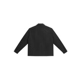 Men's Letter Jacquard Turn-Down Collar Jacket